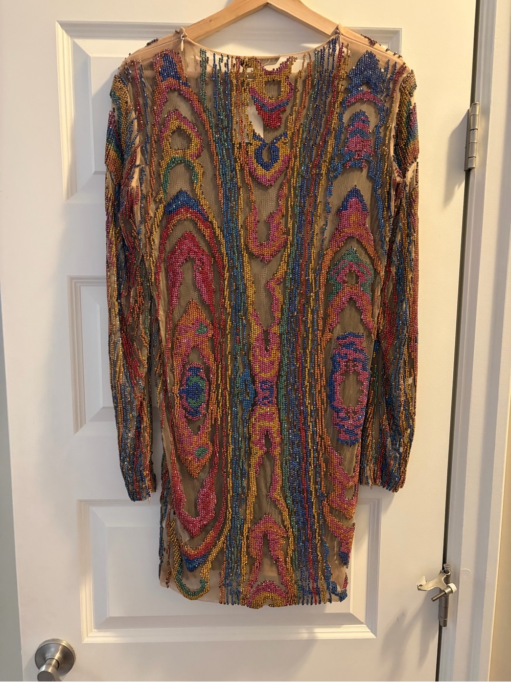 Balmain Multicolor Rhinestone Evening Dress - Picture 2 of 10